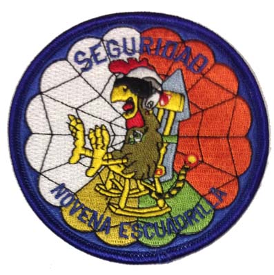 Escudo bordado 9ª Escuadrilla Seguridad  Armada Española